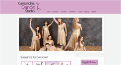 Desktop Screenshot of cambridgedance.com